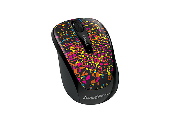 Make a statement and add some flair to your work by sporting this wireless mouse with graphics by artist Deanne Cheuk. This mouse is part of Microsoft’s Studio Series Artist Edition collection. Its ambidextrous design and rubber side grips provide comfort and durability in any setting.