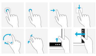Touch interactions in Windows 8 Consumer Preview