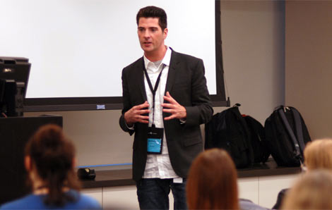 Anthony Salcito, vice president of Worldwide Education at Microsoft, welcomed students to the Imagine Cup Friday night. "You have an opportunity to not only change the world, but to deliver a better world for people," he said. "We are not only expecting that of you, we need that of you."