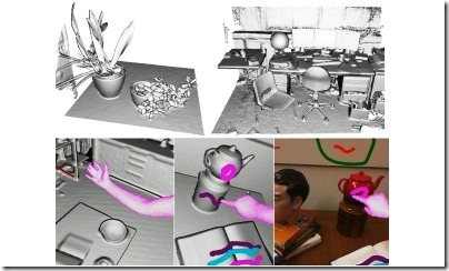 Kinect Fusion, a Microsoft Research project, leverages Kinect sensor data to create high quality 3D  models.