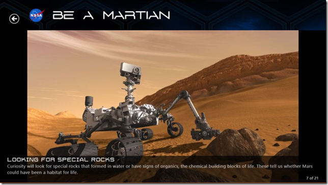 Be a Martian App for Windows 8