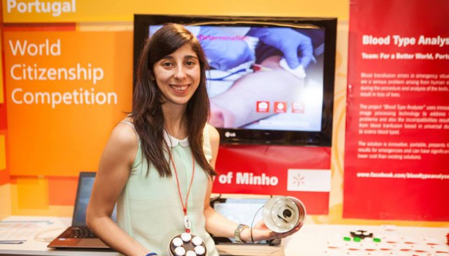 Ana Ferraz of Portugal won the Imagine Cup World Citizenship Competition in 2013