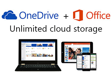 One Drive, Office 365, cloud storage