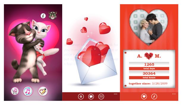 apps, Valentine's Day