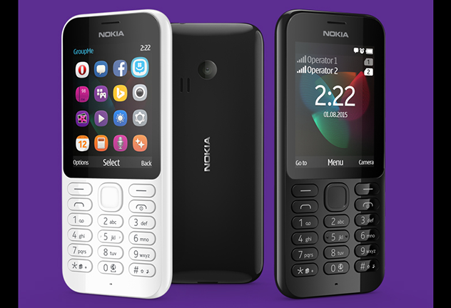 Nokia 222, feature phones