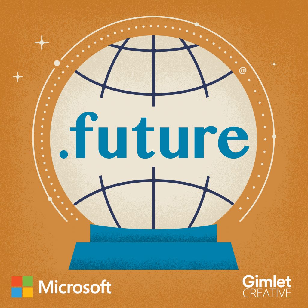 Logo for .future podcast