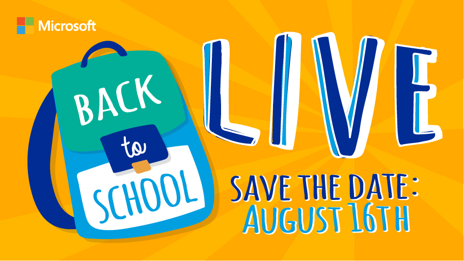 Back to School LIVE promo for Facebook starting Aug. 16, 2017