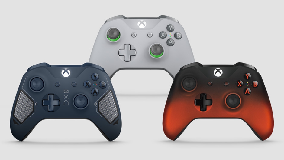 Three Xbox controllers available in August 2017
