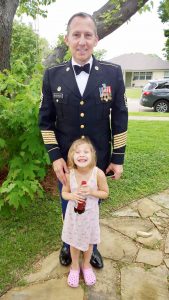 Michael Warren and his daughter