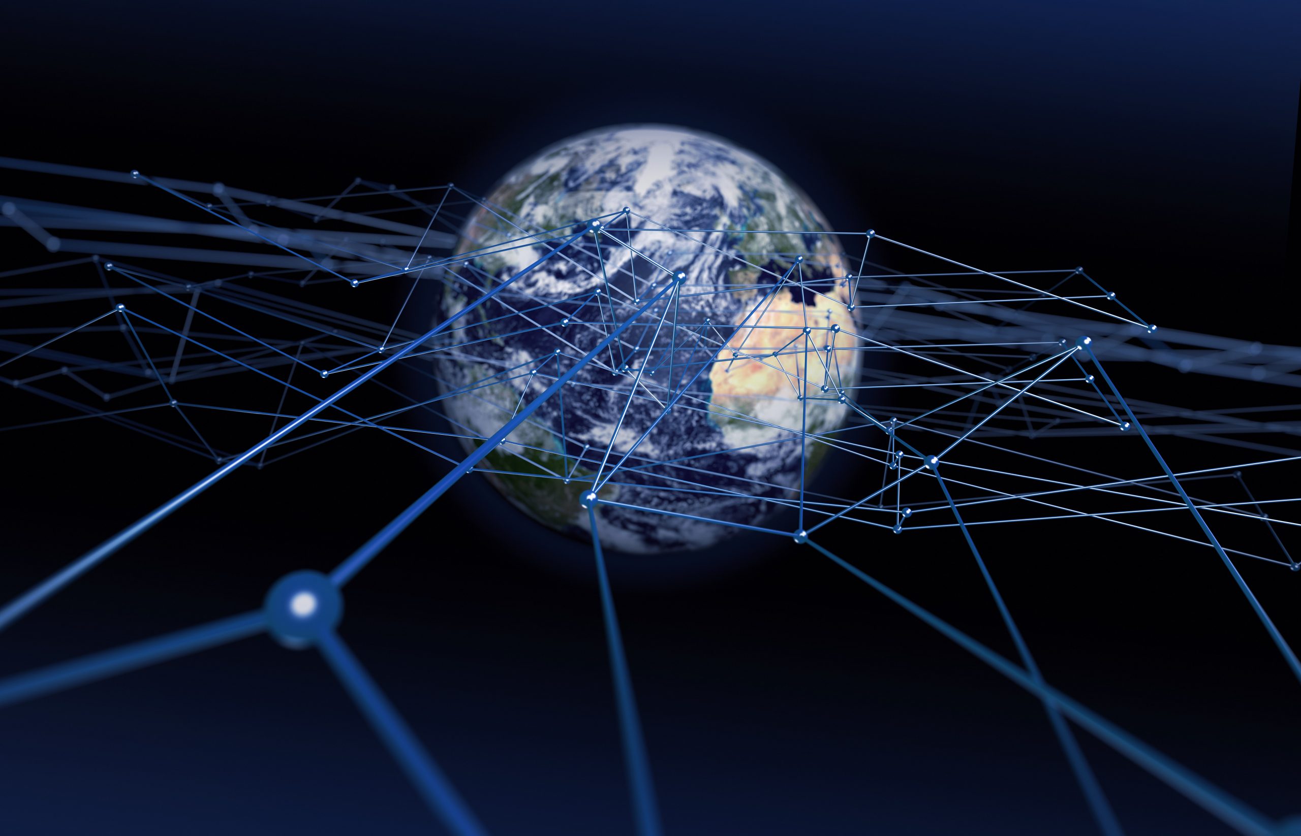 Photo illustration of connected Earth