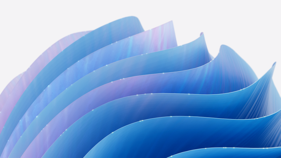 image conceptuelle de vagues bleues
