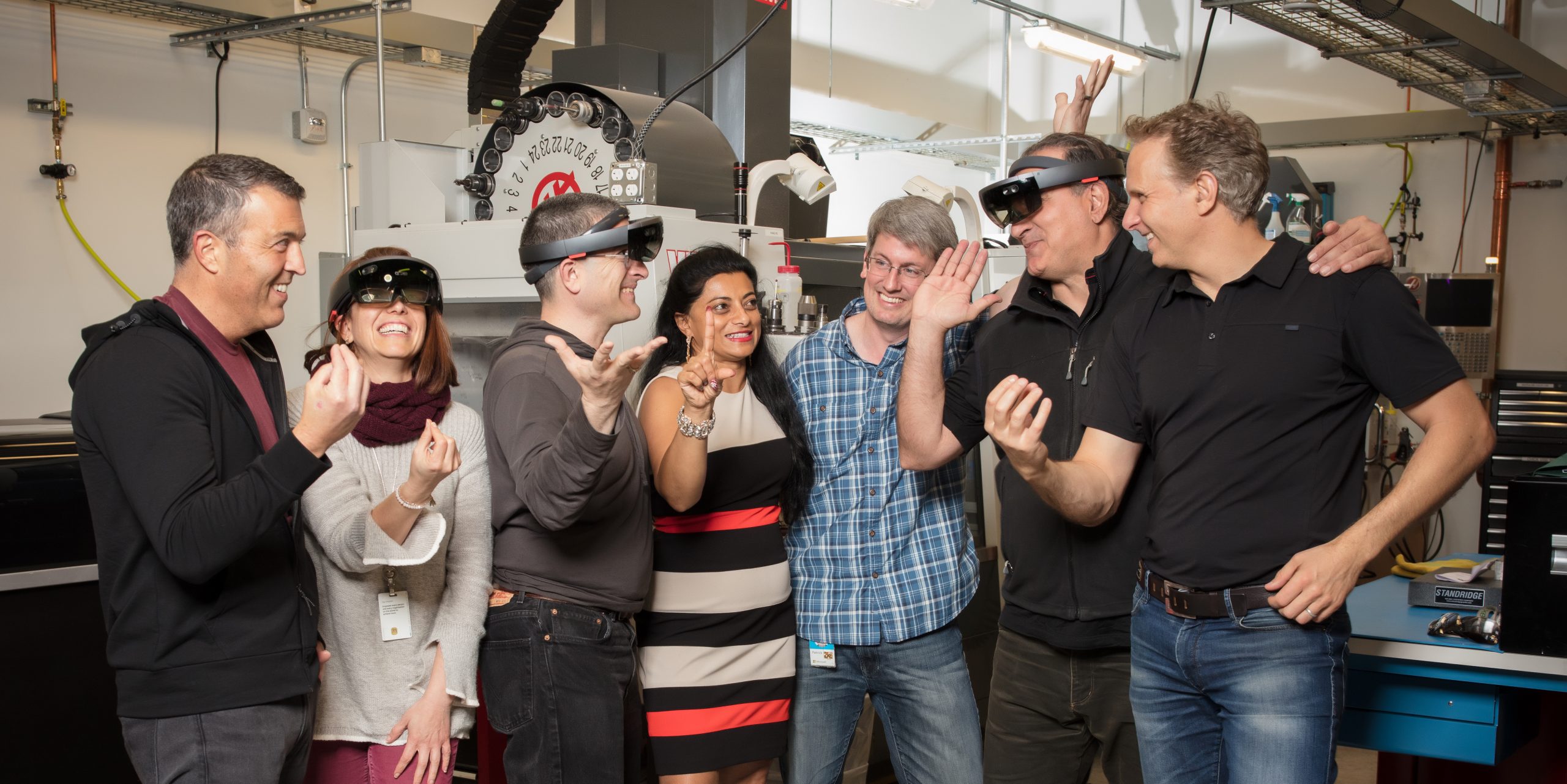 Members of the Silicon Valley HoloLens team.