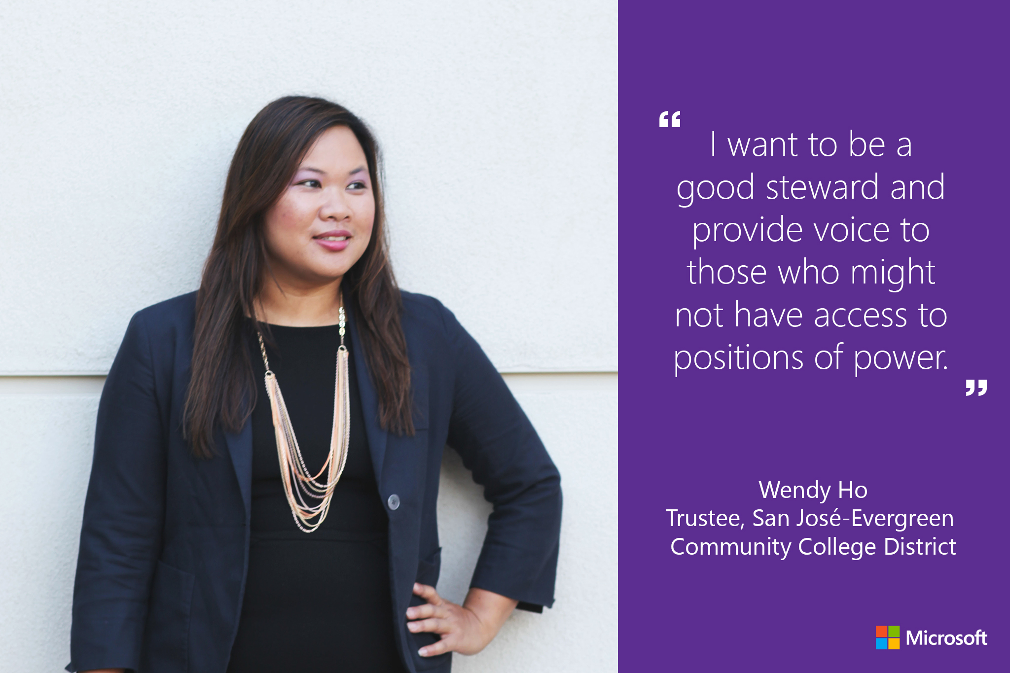Spotlight On Leaders — Wendy Ho, Trustee, Trustee, San José-Evergreen Community College District
