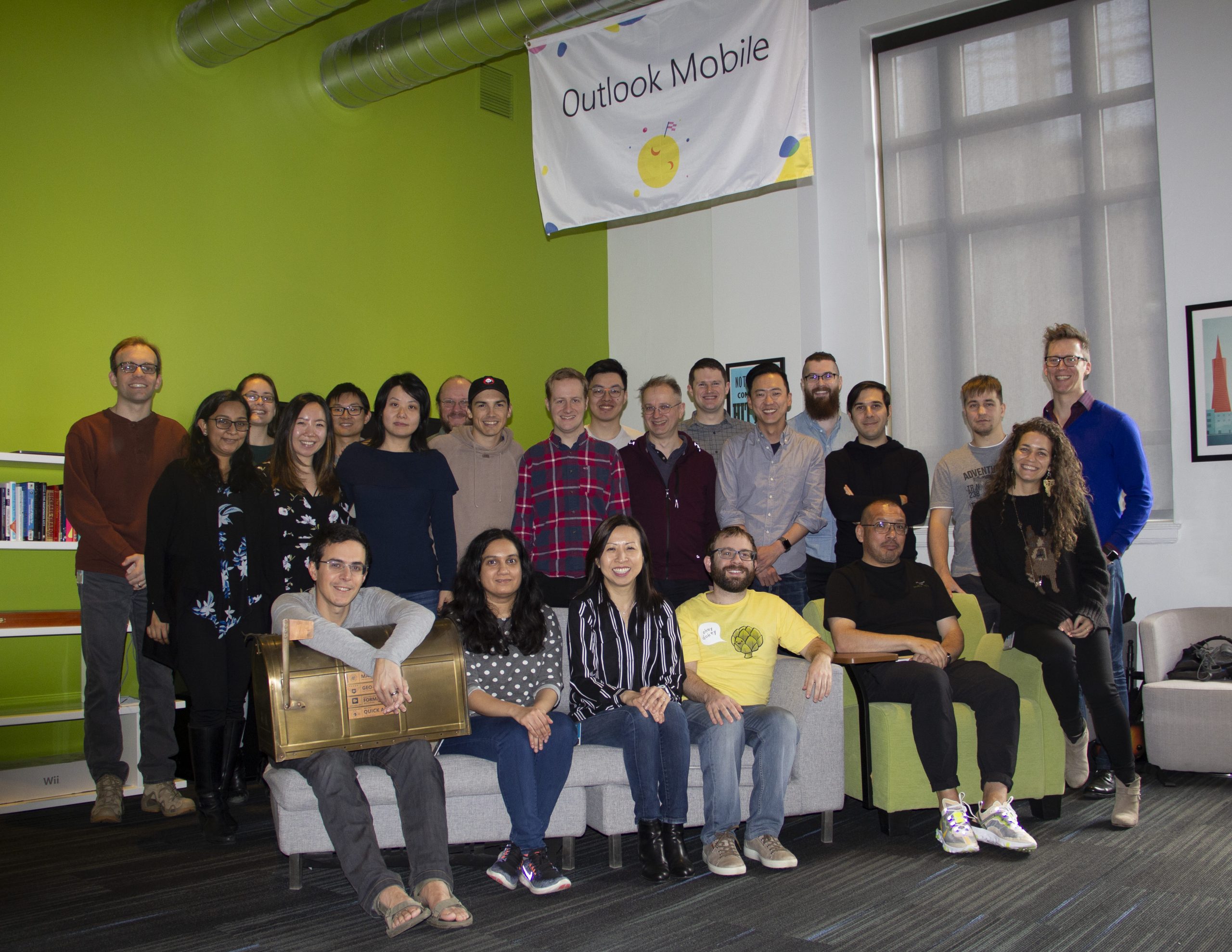 The Outlook Mobile team in the Bay Area