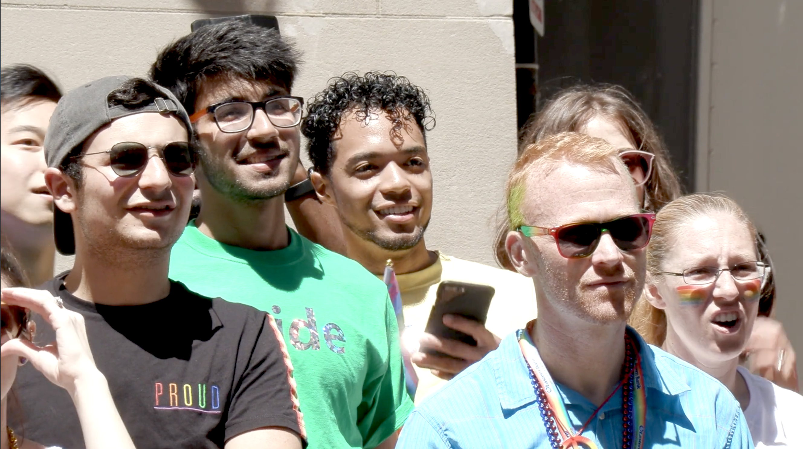 Microsoft's local GLEAM chapter celebrates Pride in Boston. 
