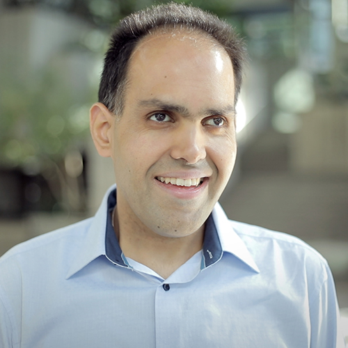 Saqib Shaikh, one of the founders of MicrosoftÕs Seeing AI app in Seattle, Wa.