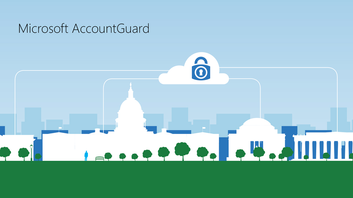 Microsoft AccountGuard graphic