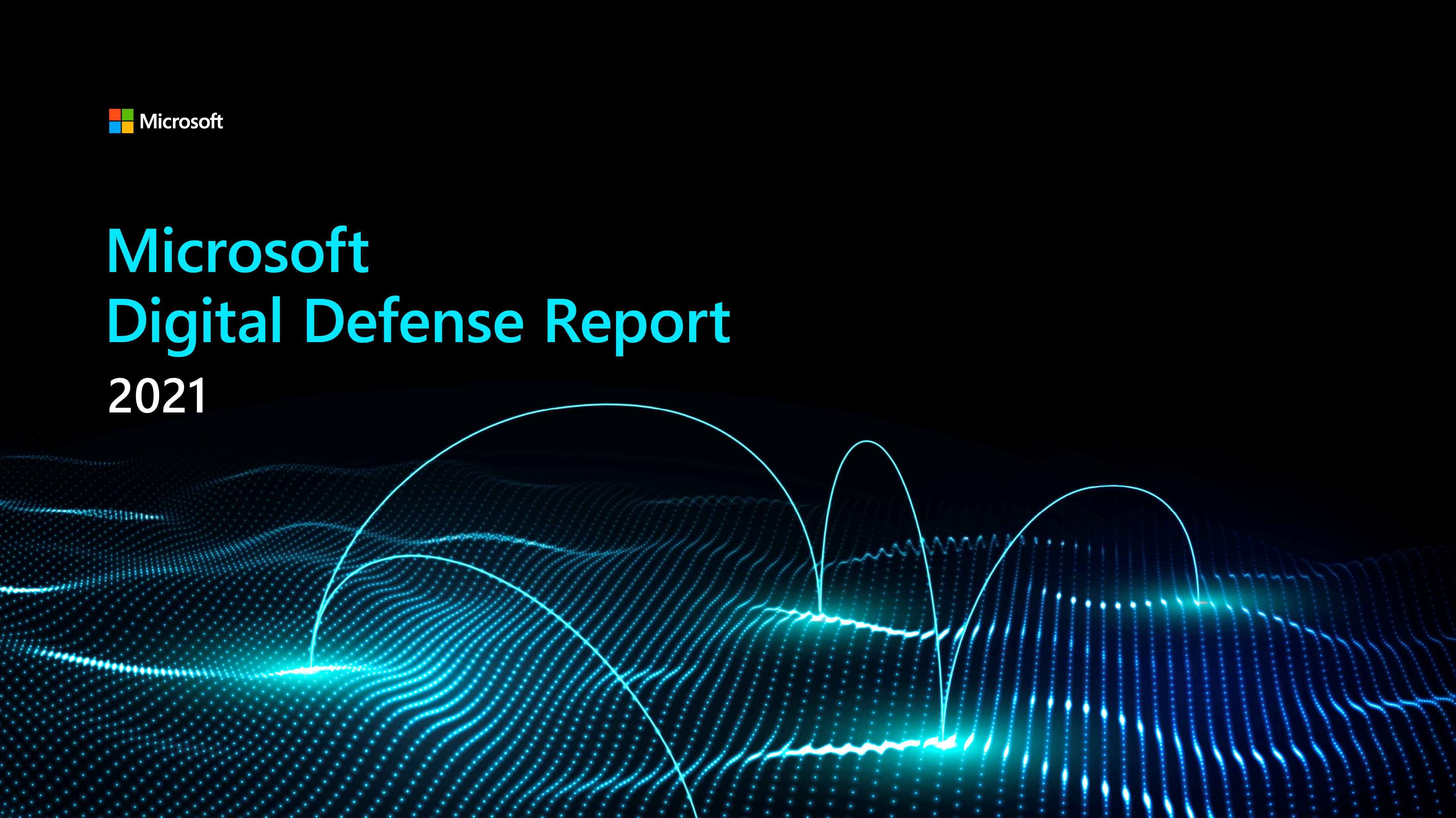 Cover for the Microsoft Digital Defense Report 2021
