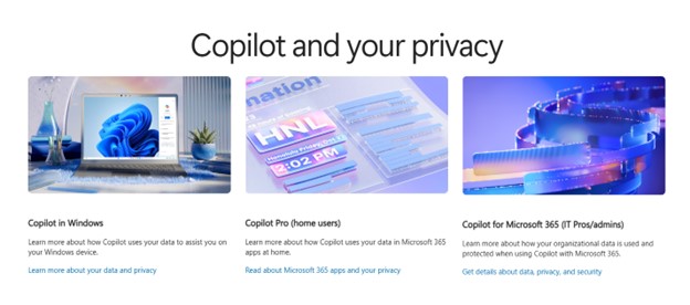 Copilot and your privacy
